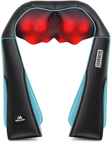 MagicMakers Shiatsu Neck Massager with Heat for Pain Relief Deep - Product Imagery