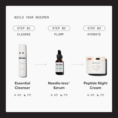 DRMTLGY Peptide Night Cream | Hydrating Firming Moisturizer - Product Imagery