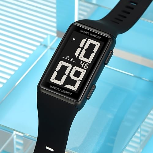 Gosasa Square Digital Leisure Sports Watch for Men & Women, - Product Imagery