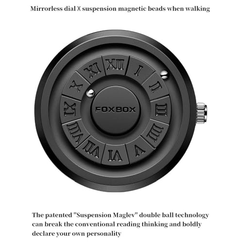 Unisex Cool Watches Roman Numerals Creative Magnetic Levitation - Product Imagery