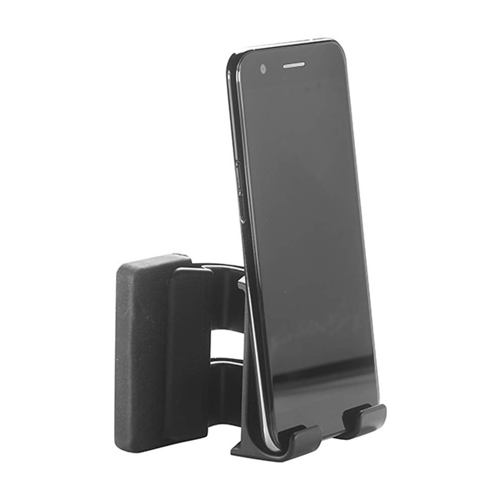 xcivi Adjustable Screen Side Phone Clip Holder for Laptop & Desktop Monitor