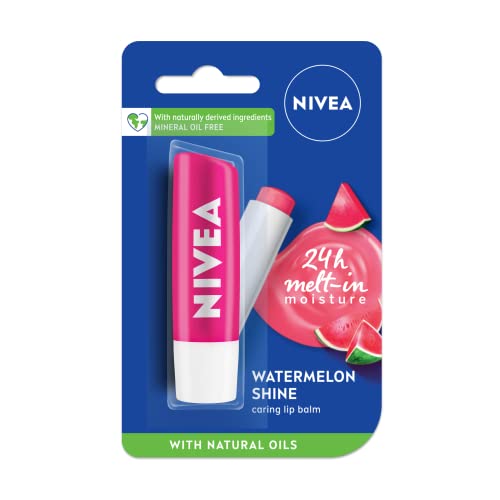 Nivea Fruity Shine Watermelon Lip Balm, 4.8gm - NIVEA Official Product View 1