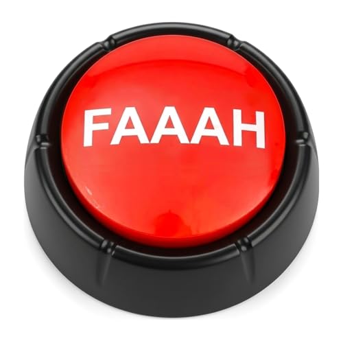 Viral FAAAH Meme Sound Button – Funny Desk Buzzer, Joke & Party - Product Imagery