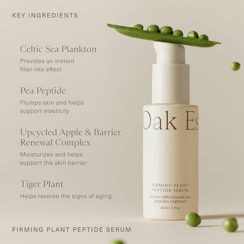 Oak Essentials Firming Plant Peptide Serum, Peptide Face Serum, - Product Imagery