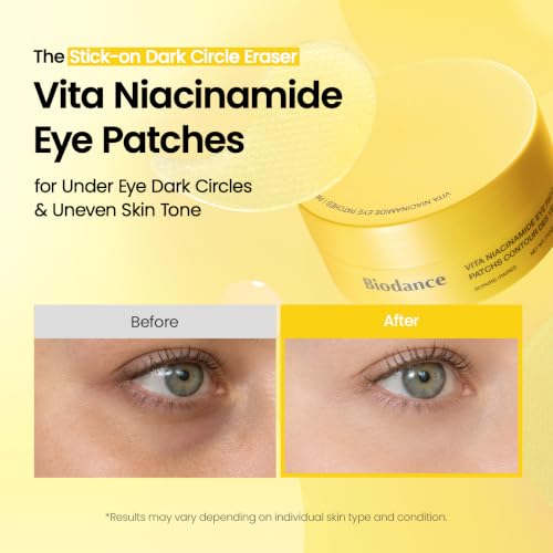 BIODANCE Hydrogel Eye Patches for Under Eye, Vita Niacinamide - Product Imagery
