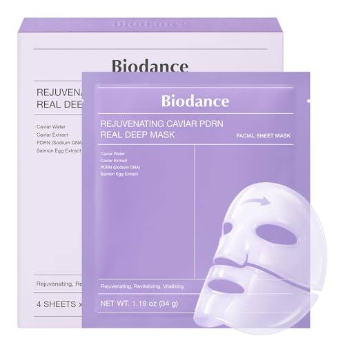 BIODANCE Rejuvenating Caviar PDRN Real Deep Mask, Overnight - Product Imagery