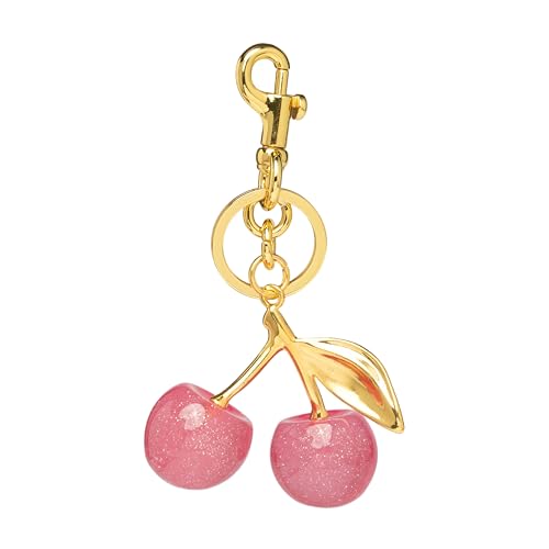 Poitvd Cherry Keychains Bag Charms Purse for Women, Car Key - Product Imagery
