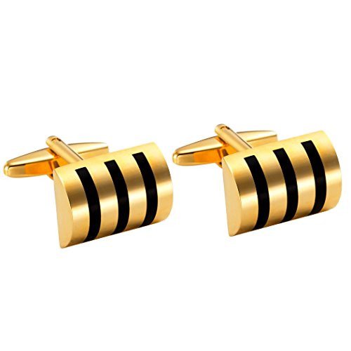 Mens Stainless Steel Nautical Knot Cufflinks Formal Wear - Product Imagery