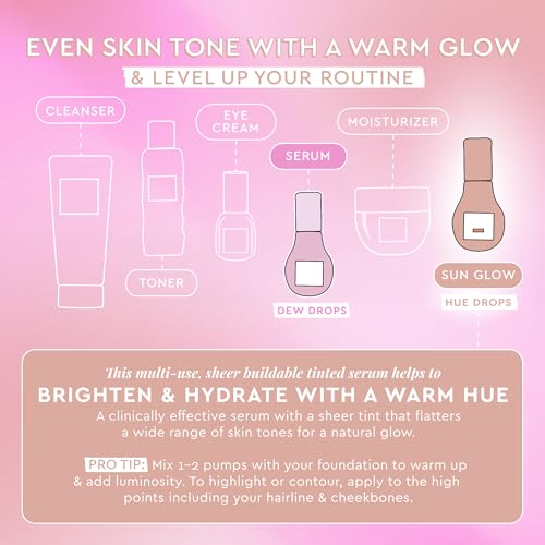 Glow Recipe Hue Drops - Mini Tinted Face Serum - Bronzing Drops - Product Imagery