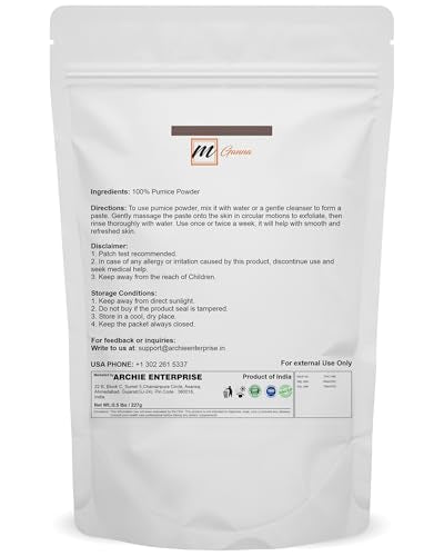 Pumice and Titanium dioxide Combo Powder Packs for Skin - Product Imagery