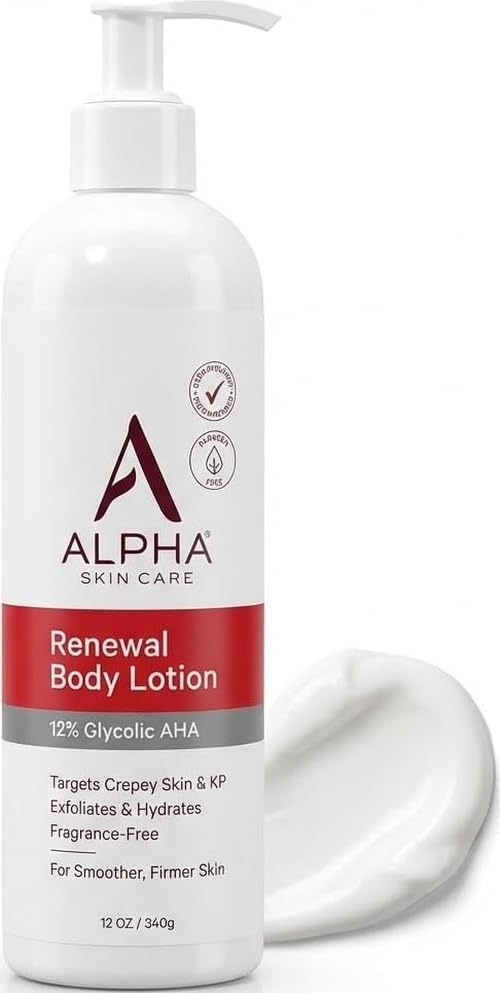 Alpha Skin Care Revitalizing Body Lotion, 12% Glycolic AHA, 12 Oz - Alpha Official Product View 1