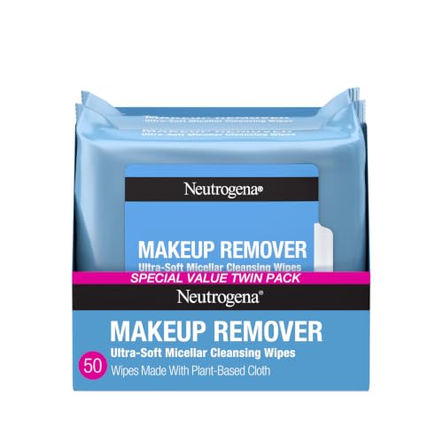 Neutrogena Makeup Remover Micellar Wipes, 2 Pack of 25 Ct - Elefair Tech Official Product View 1