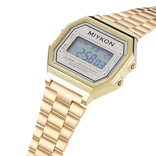 Miykon Unisex Vintage Digital Watch, Adjustable Bracelet, Water - Product Imagery