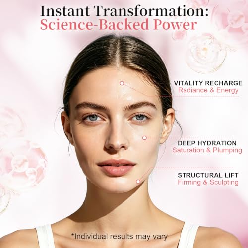 NLQ Bio-Collagen Face Mask Overnight Hydrogel Deep Mask - Glass - Product Imagery
