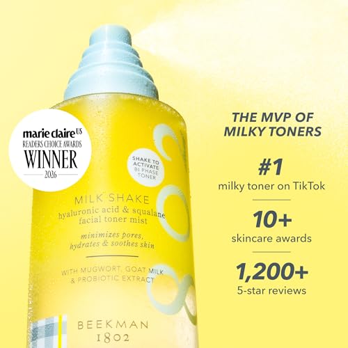 Beekman 1802 Milk Shake Hydrating Face Mist, Fragrance Free, 2 - Product Imagery