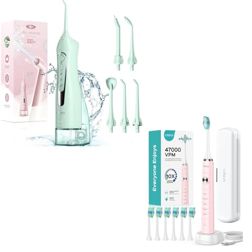 COSLUS Water Dental Flosser Teeth Pick Portable Cordless - COSLUS Official Imagery - 1