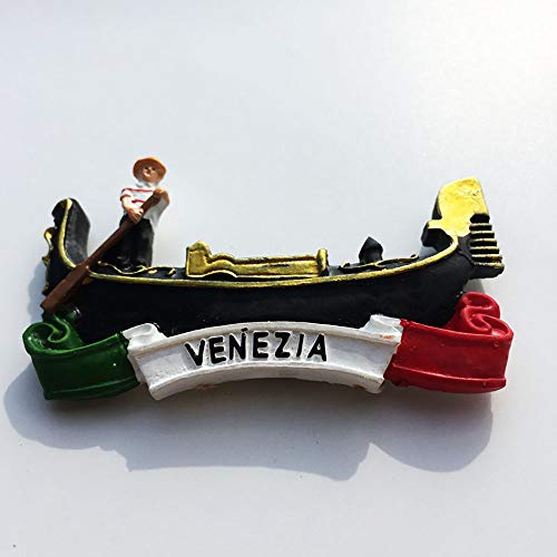 Venice Italy 3D Boat Refrigerator Magnet Souvenirs Handmade - Product Imagery