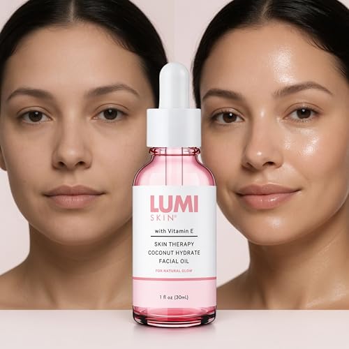 FACIAL OIL WITH COCONUT AND VITAMIN E FOR HYDRATION – - Product Imagery