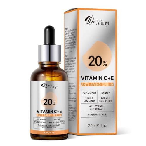 Vitamin C Serum for Face with Hyaluronic Acid Vitamin E - DR.Afanyr Official Imagery - 1