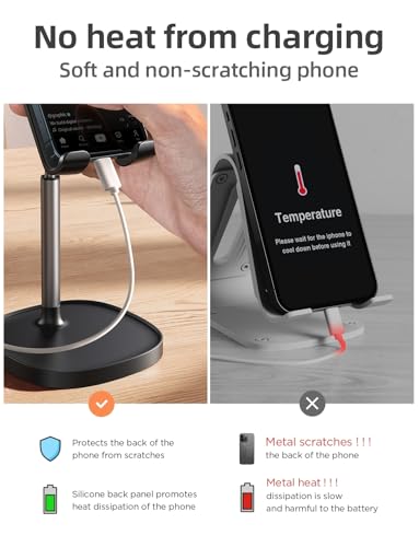 LISEN Cell Phone Stand Phone Holder for Desk, Office Decor - Product Imagery