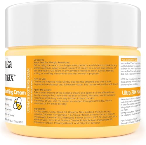Max Strength Treat Natural Organic Manuka Honey Cream Ointment, - Product Imagery