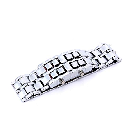 Women's Men's Watches Fashion Novelty Lava Red Blue LED Digital - Product Imagery