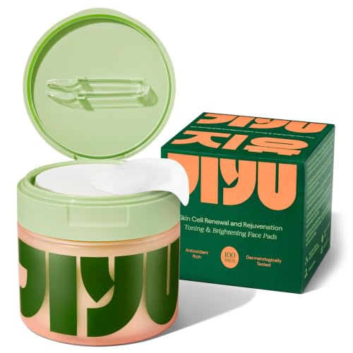 JIYU Toner Pads - Korean Skincare for Dark Spots, Wrinkles & Dull - JIYU