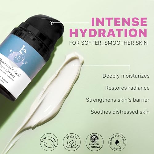 Hyaluronic Acid Moisturizer for Face - USA Made with Organic - Product Imagery