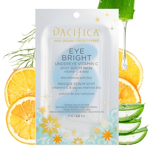 Pacifica Undereye Spot Serum Mask – Bright Eye Vitamin C Mask - Product Imagery