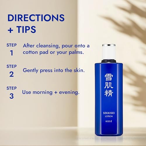 SEKKISEI Lotion Hydrating Japanese Facial Toner, 12.1 oz - Product Imagery