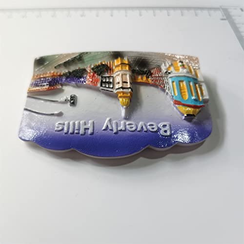 Beverly Hills Los Angeles USA 3D Fridge Magnet Souvenir - Product Imagery