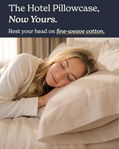 Beckham Hotel Collection Pillowcases Queen Size Set of 2, Cool - Product Imagery
