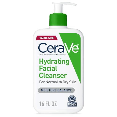 CeraVe Hydrating Cleanser with Hyaluronic Acid, Face Wash for... - CeraVe Official Product View 1