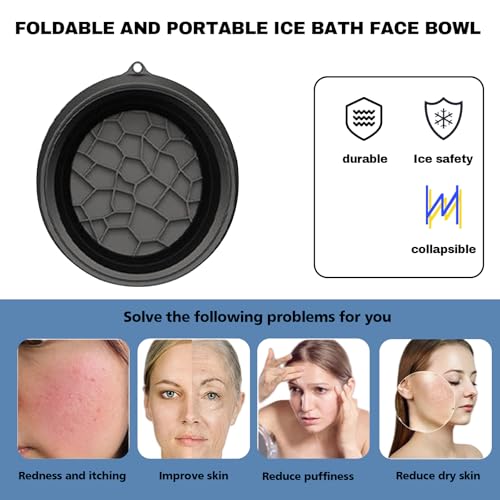 Face Bowl for Ice Has Built-In Ice Tray,Ice Bowl for Face is - Product Imagery