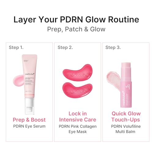 medicube Jelly Eye Mask PDRN Pink Collagen - Hydrogel Eye - Product Imagery