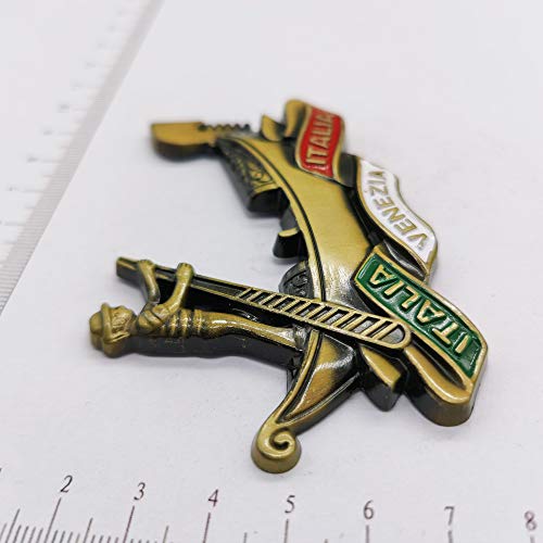 3D Venice Italy Boating Refrigerator Magnet Souvenir Metal - Product Imagery