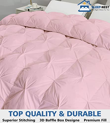 SLEEP-NEST Oversized King Comforter 132 x 120 Inch Hotel Luxury - Product Imagery
