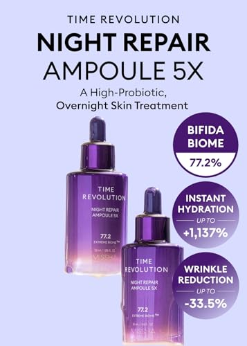 MISSHA Time Revolution Night Repair Face Serum 5X 1.69 oz, - Product Imagery