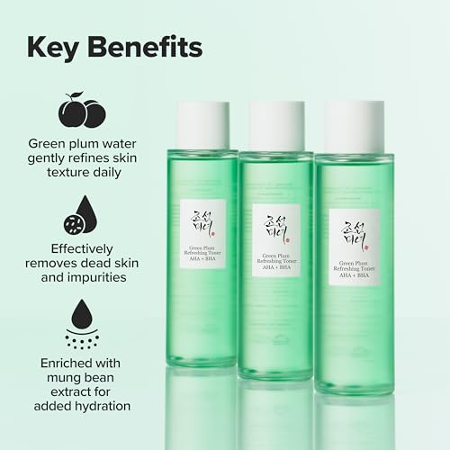 Beauty of Joseon Green Plum AHA BHA Toner Refreshing Facial Es... - Product Imagery