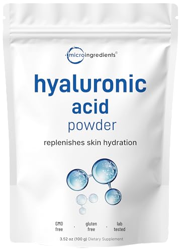 Micro Ingredients Hyaluronic Acid Serum Powder, - Low Molecular Weight & - Micro Ingredients Official Product View 1