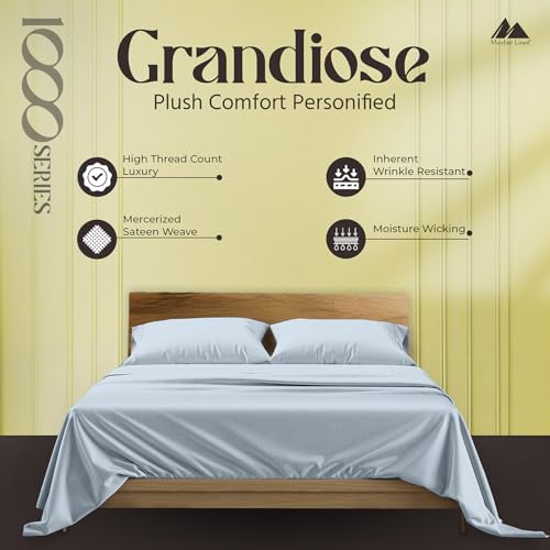 Mayfair Linen 100% Pure Egyptian Cotton Sheet Queen Size - - Product Imagery