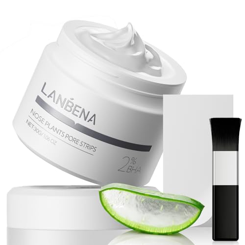 LANBENA 2.0 Blackhead Remover Mask, Nose Pore Strips with 2% - Product Imagery