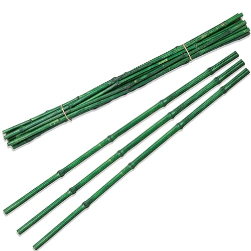 Uniquewise 43" Set of 12 Bamboo Stick Fillers Natural Decorative - Product Imagery