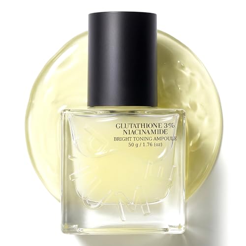 Bright Glow Glutathione Ampoule, Brightening Face Serum with - Product Imagery