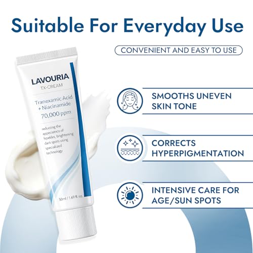 Claranova Lavouria Age Spot Cream, Dark Spot Corrector for Face, - Product Imagery