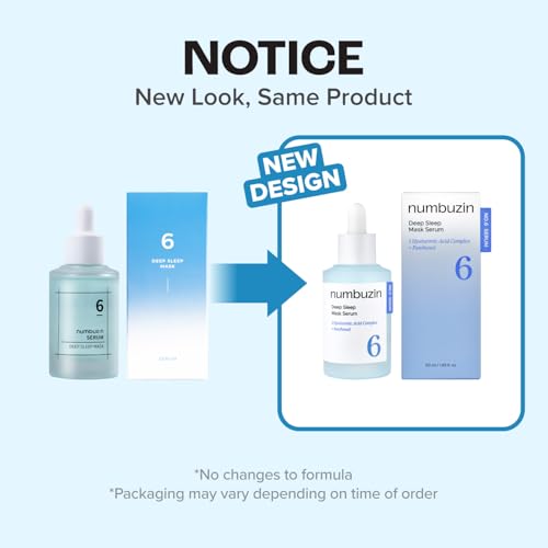 numbuzin No.6 Hyaluronic Acid Serum | Deep Sleep Mask Serum, - Product Imagery