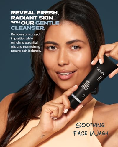 Buttah Skin Facial Gel Cleanser 3.4oz - Gentle & Clarifying Face - Product Imagery