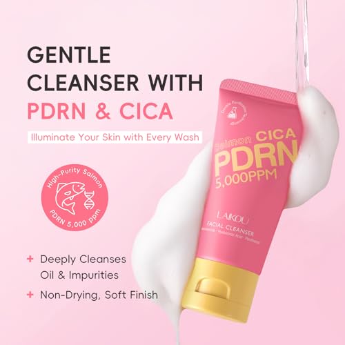 LAIKOU PDRN Skin Care, Skin Care Set, Skincare Gift Set 5pcs - Product Imagery