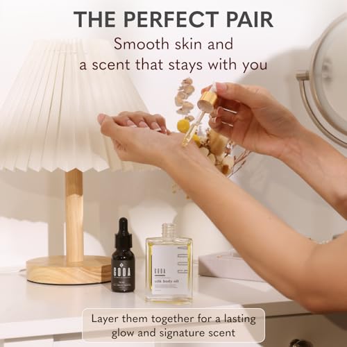GODA Pheromones Perfume for Women + Silk Body Oil Bundle – - Product Imagery