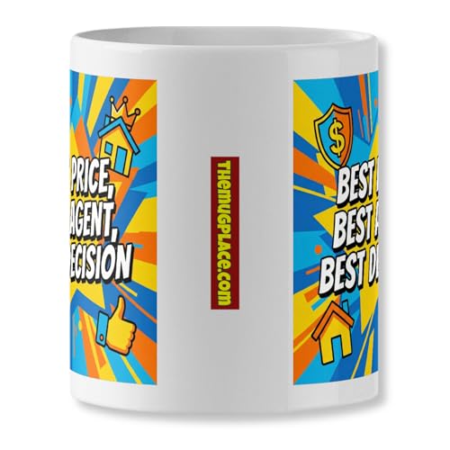 Estate Agent Coffee Mug - Sold On You Best Agent Ever With Star - Product Imagery